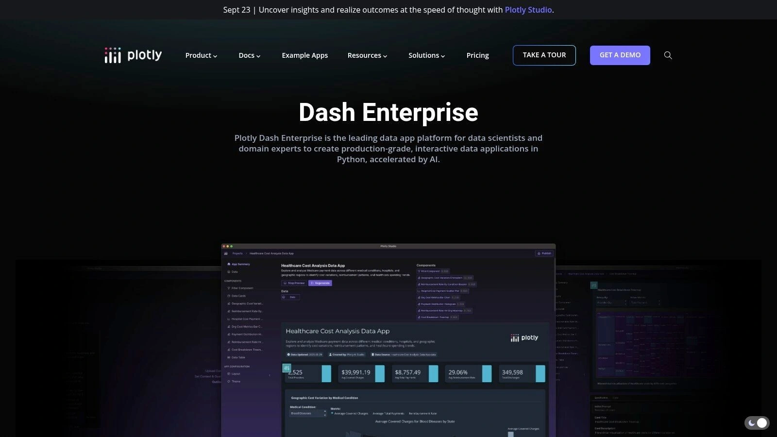 Plotly Dash Enterprise