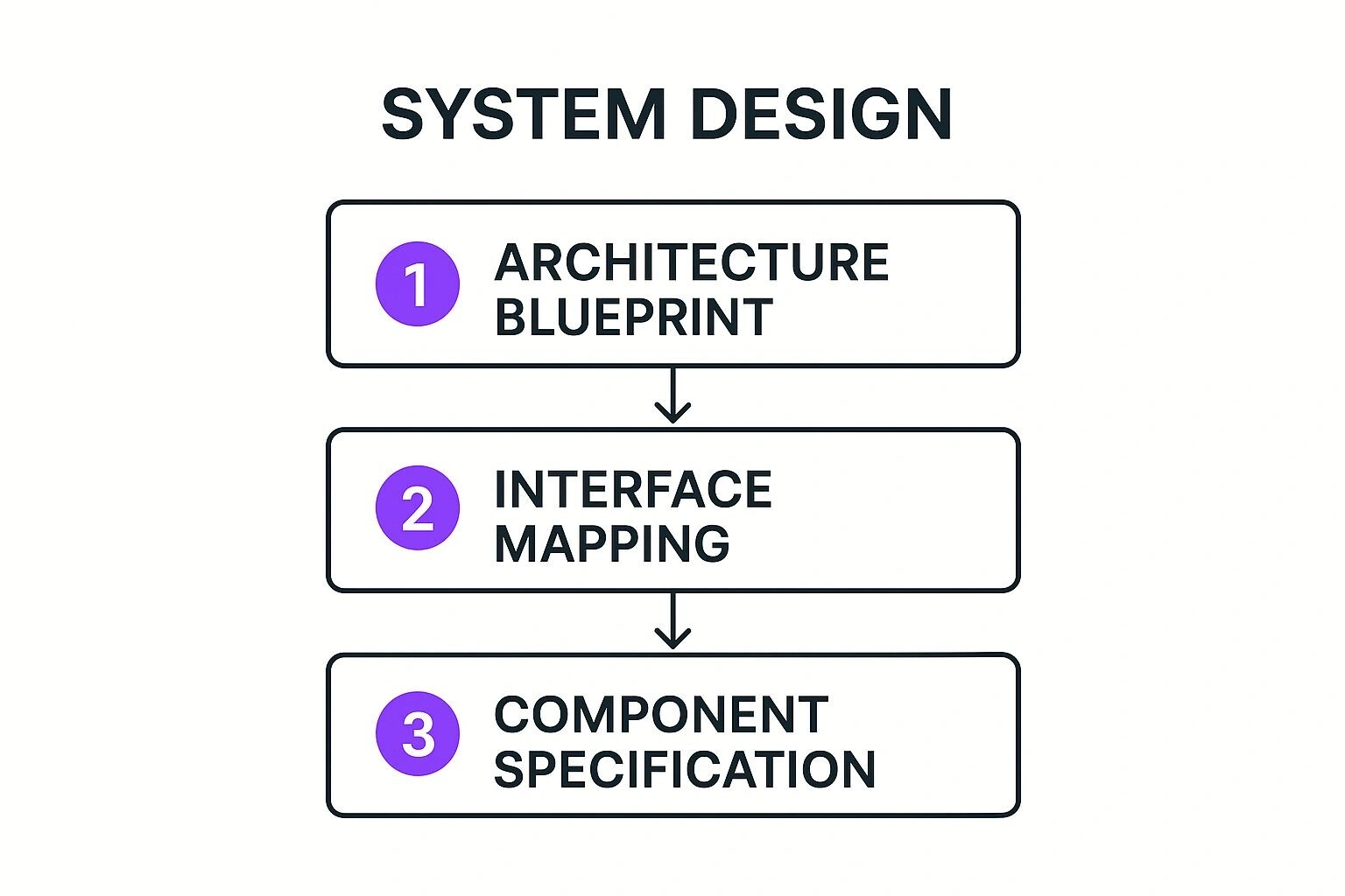 Infographic about system integration steps