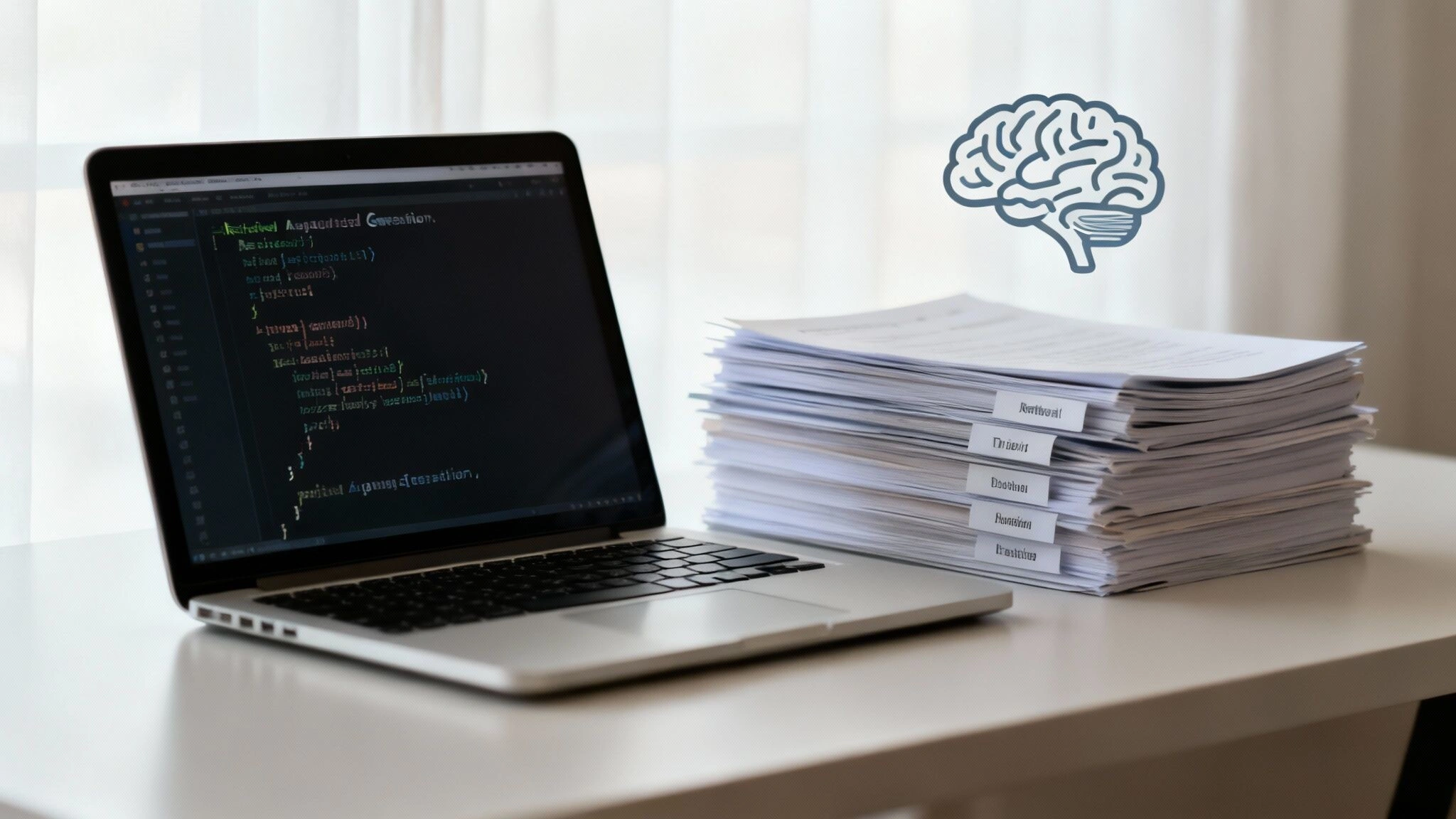 An image of a robot's hand pointing at a futuristic interface with data and charts.